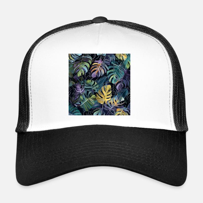 Plantes et musique - Impression de mode de haute qualité Casquette trucker 