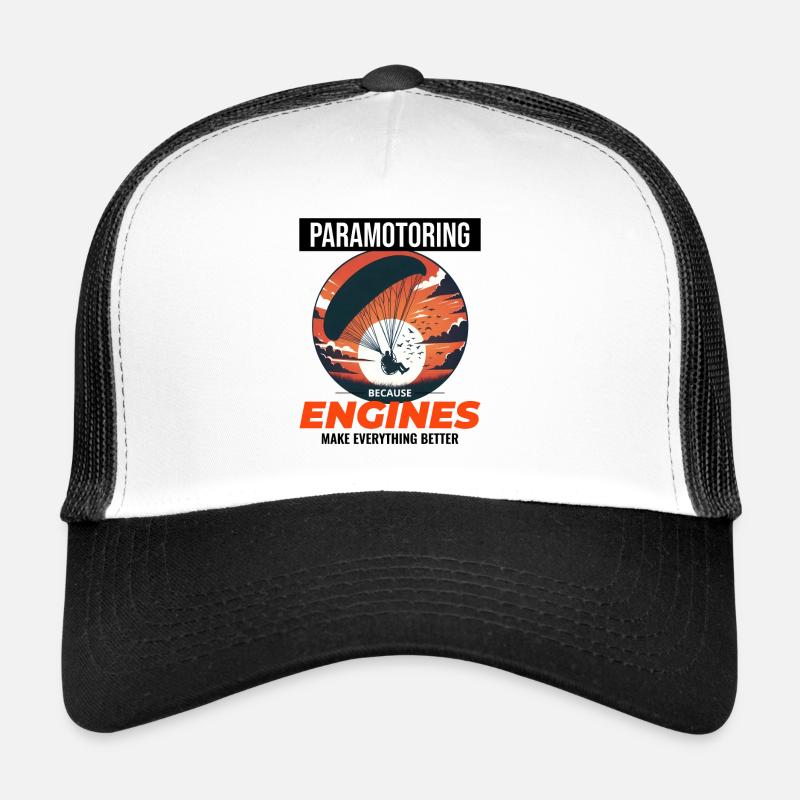Pilote de paramoteur Paramoteur Parapente motorisé Casquette trucker 