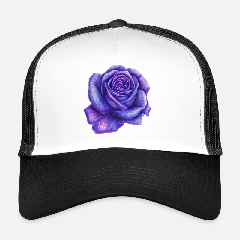 Rose pourpre Casquette trucker 