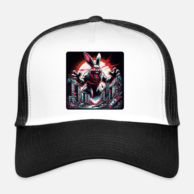 Attention à la catastrophe du lapin Casquette trucker 