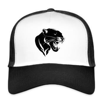 Panther - Trucker Cap - Weiß/Schwarz - Vorne