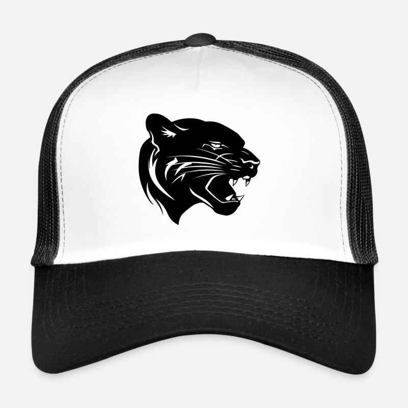 Panther - Trucker Cap - Weiß/Schwarz