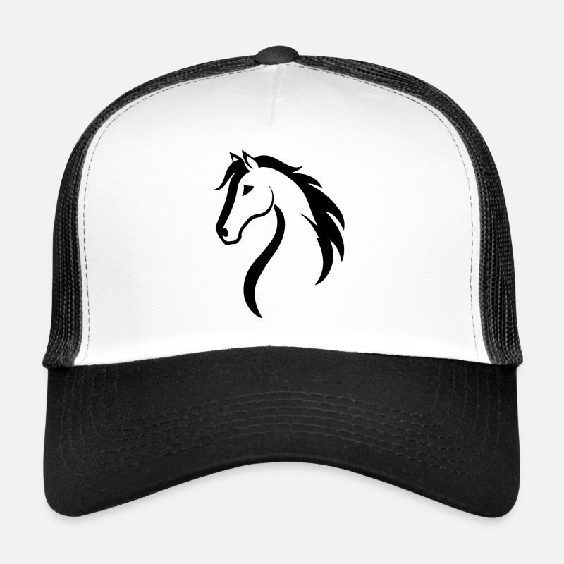 Cheval Chevaux Équitation Cavalier Casquette trucker 
