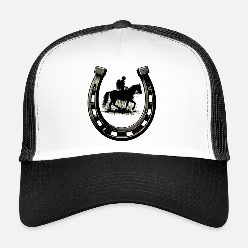 Wanderreiter - Trucker Cap - Weiß/Schwarz