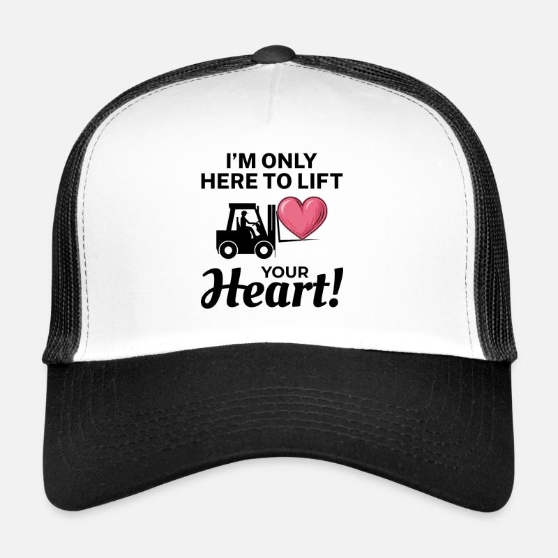 Forklift Operator Driver Valentine’s Day Funny Trucker Cap
