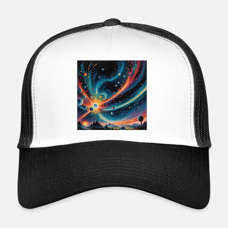 a little bit in space Trucker Cap