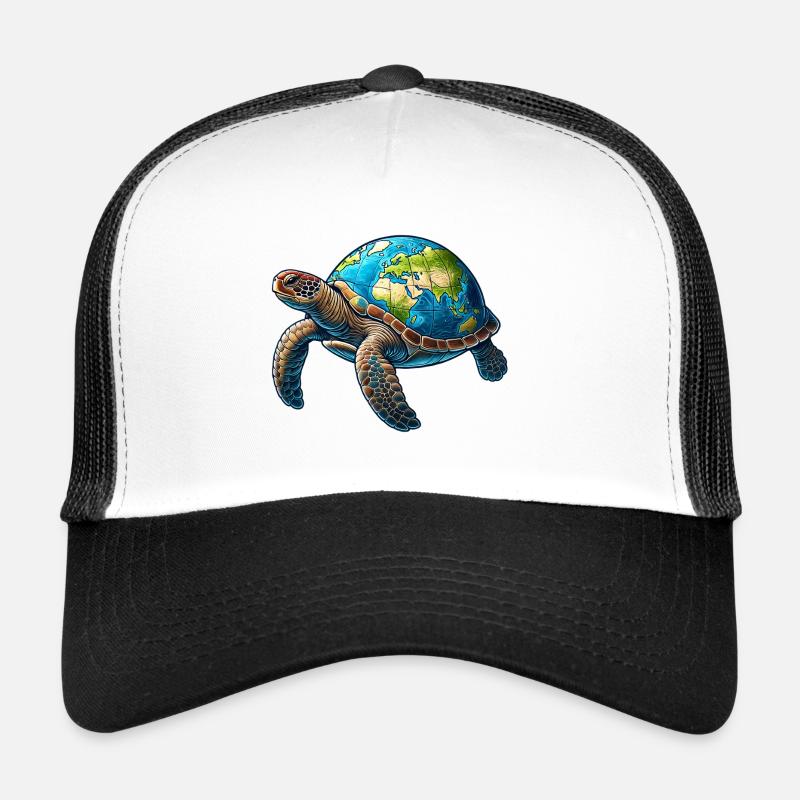 Turtle Earth Day Trucker Cap