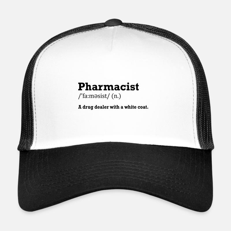 Pharmacist cadeau pharmacie Casquette trucker 