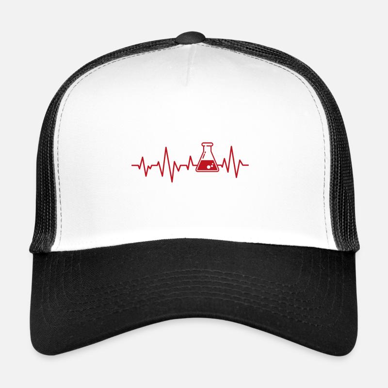 Chemistry pulse chemist science gift Trucker Cap
