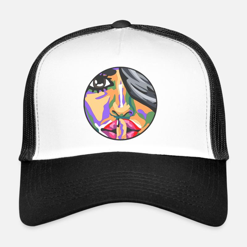 Silent Face - Shut up Trucker Cap