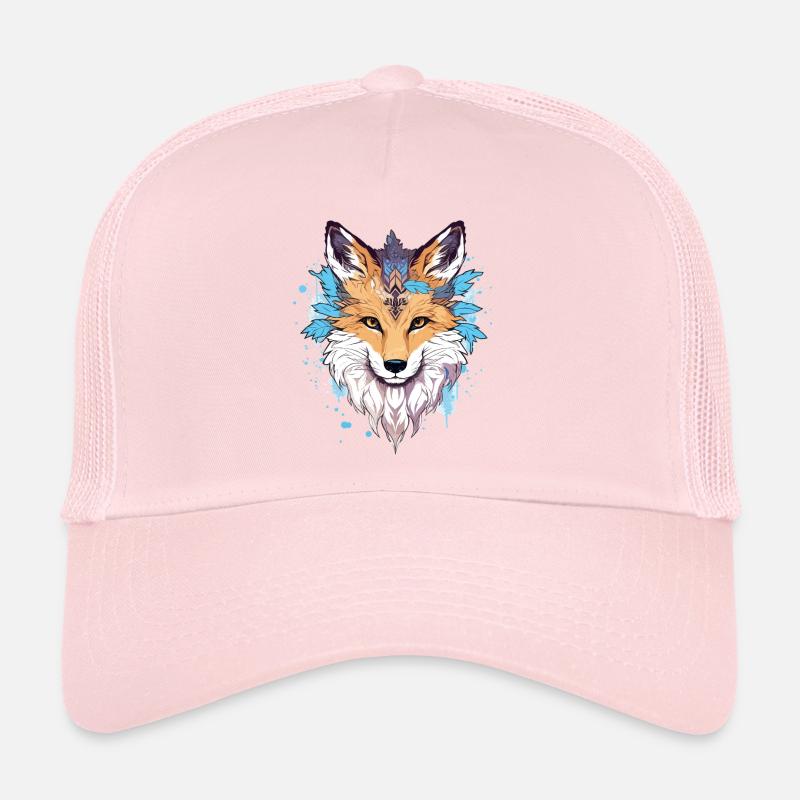 Fuchs mit Federn Boho Trucker Cap