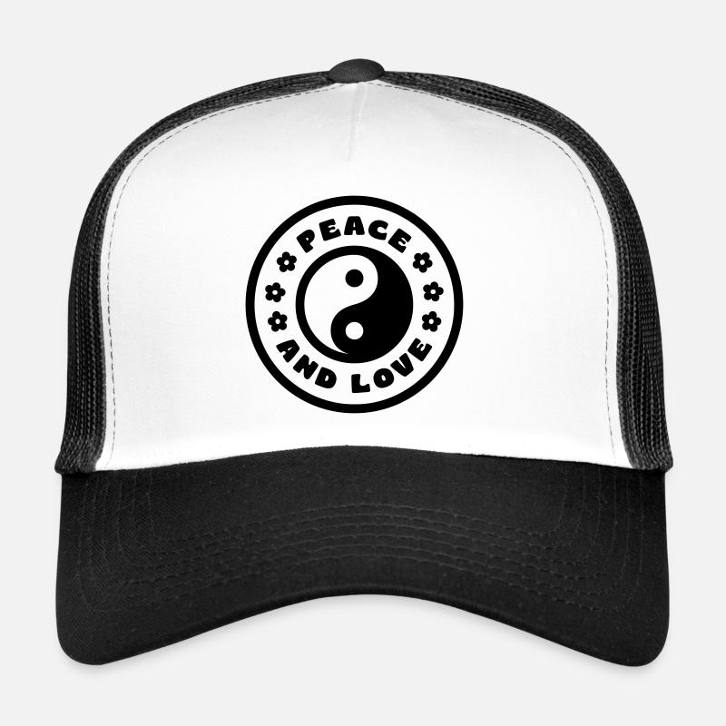 Paix et Amour Casquette trucker 