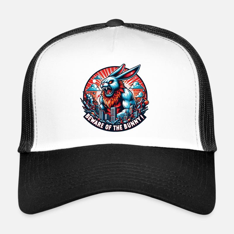 Attention à la catastrophe du lapin Casquette trucker 