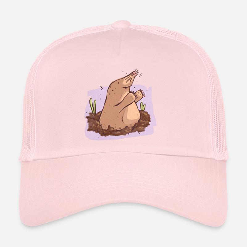 Mole in der Erde Trucker Cap