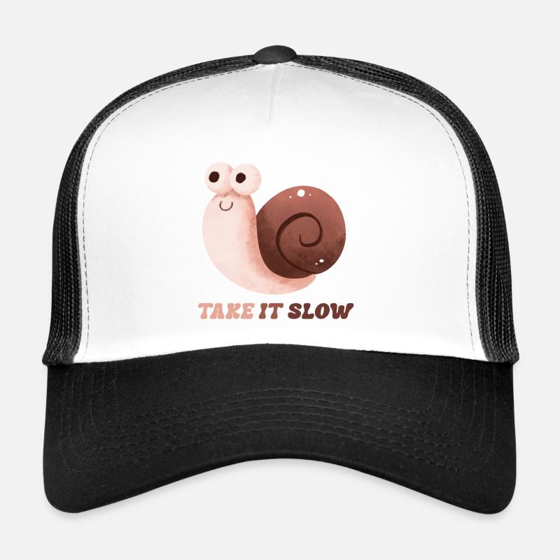 Take it Slow funny saying Trucker Cap