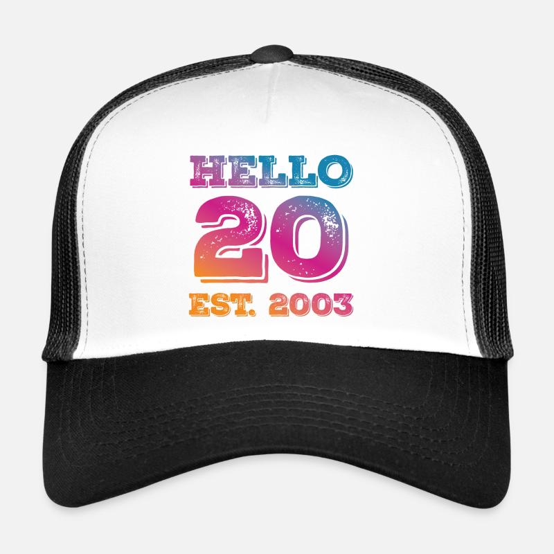 20e anniversaire 2003 Casquette trucker 
