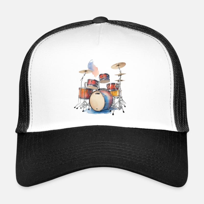 Schlagzeug Illustration Trucker Cap