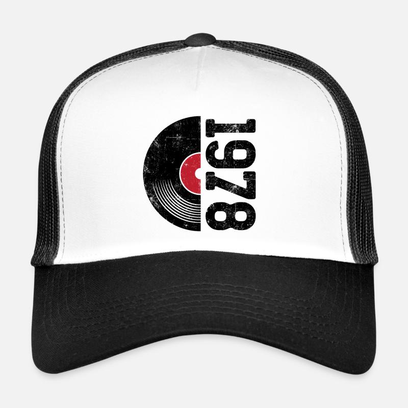 Vintage 1978 - Trucker Cap - Weiß/Schwarz