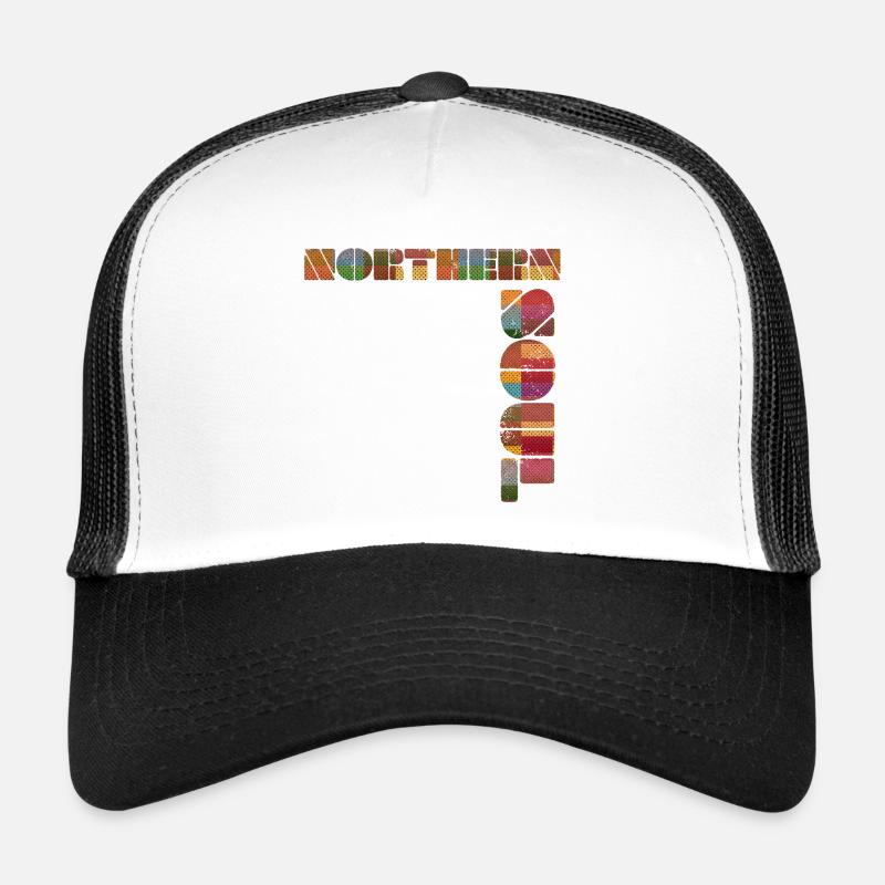Northern Soul - Trucker Cap - Weiß/Schwarz