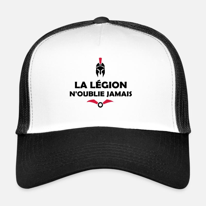 Devise de la légion - La légion n'oublie jamai Casquette trucker 