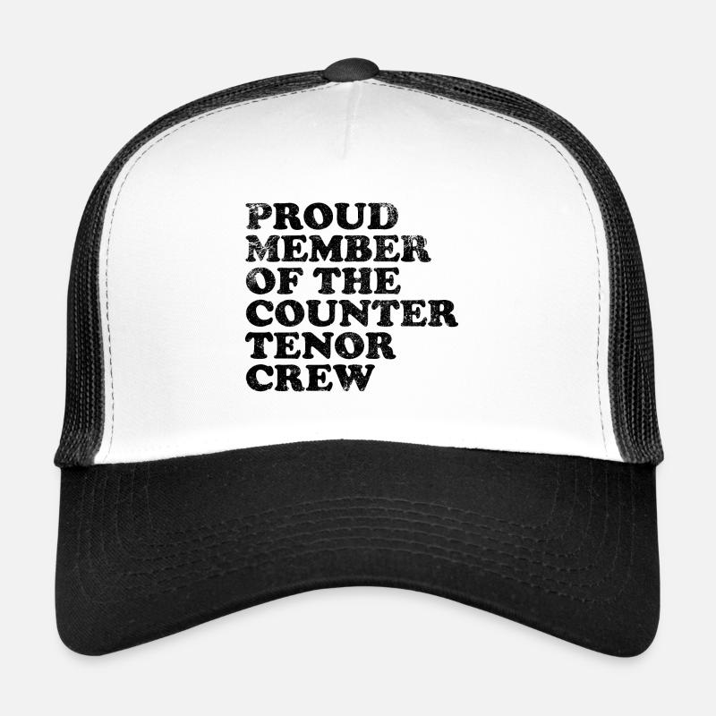 Fier membre de l’équipe Countertenor - noir Casquette trucker 