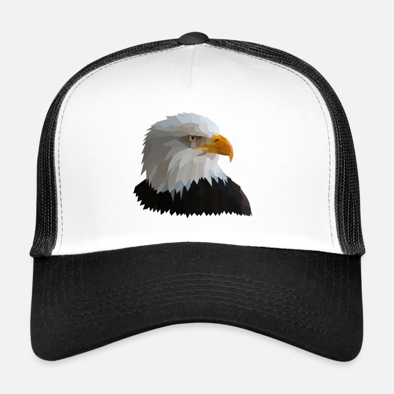 Eagle low style poly Casquette trucker 
