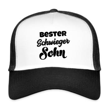 Bester Schwiegersohn Schwiegerohn in spe Heirat - Trucker Cap - Weiß/Schwarz - Vorne