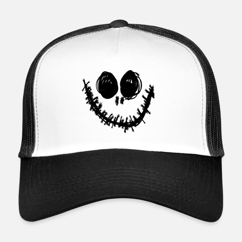 face,comic,,halloween, monster Trucker Cap