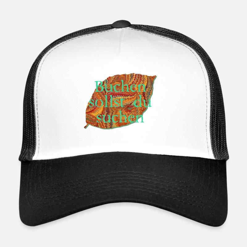 buche e 22 - Trucker Cap - Weiß/Schwarz