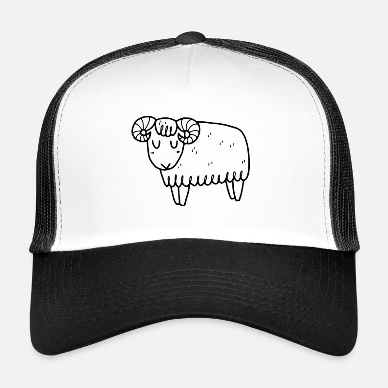Sheep Icelandic Sheep Ram Mufflon Sheepbuck Trucker Cap
