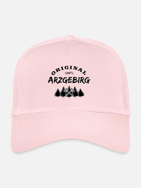Mont Métallifère - Casquette trucker  - rose pâle - Devant
