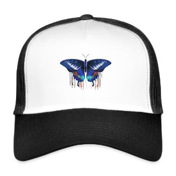 Butterfly,Angelwings,Wings,Angel - Trucker Cap - white/black - Front
