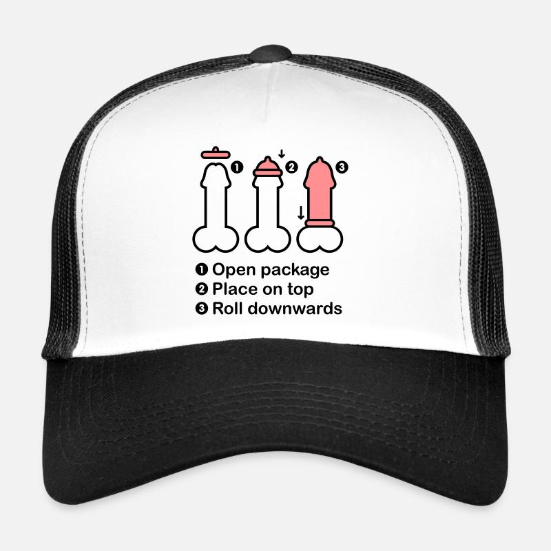 Condom Hand Trucker Cap