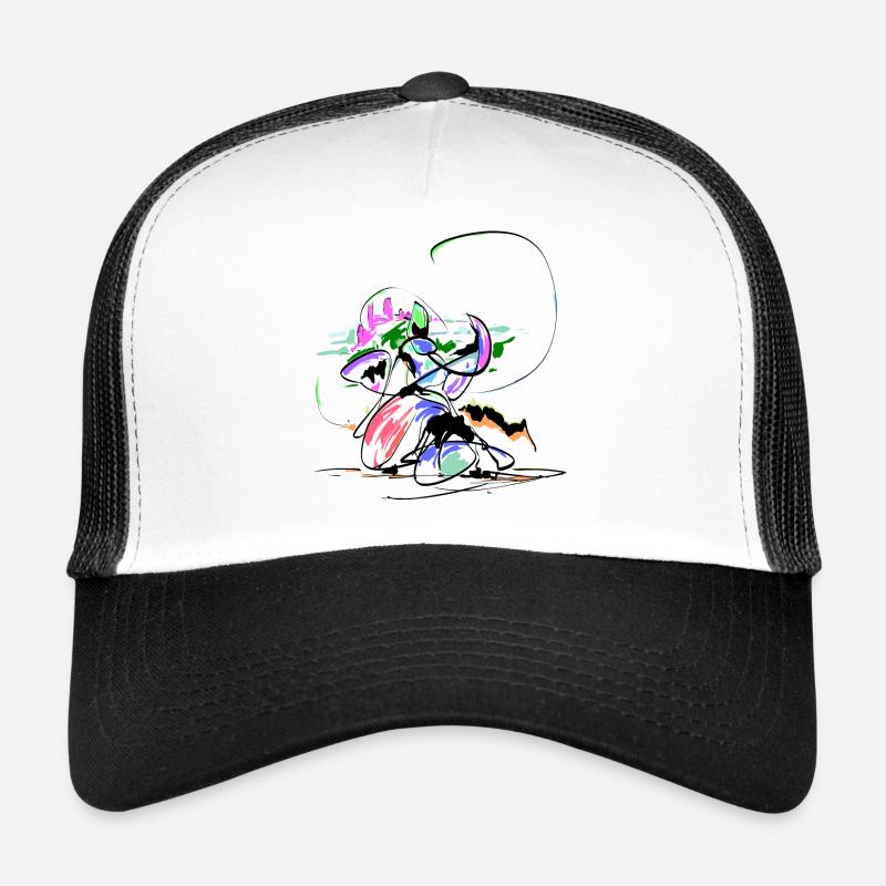 Wizard Abstract Trucker Cap