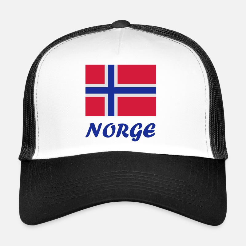 Drapeau norvégien Casquette trucker 