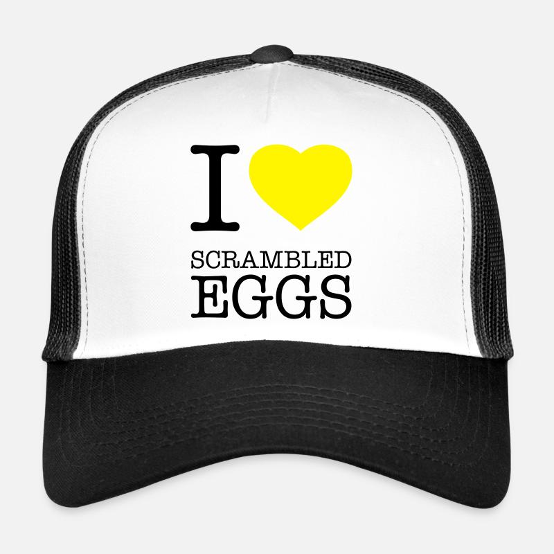 I LOVE SCRAMBLED EGGS Rührei Trucker Cap