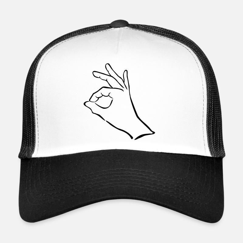 main Casquette trucker 