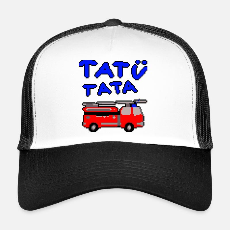 Feuerwehr Tatütata - Trucker Cap - Weiß/Schwarz