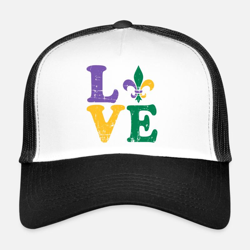 Mardi Gras Trucker Cap