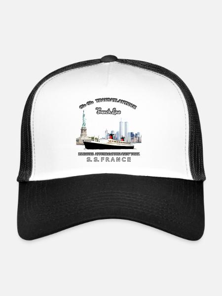 LINER FRANCE Louis RUNEMBERG © Adagp - Trucker Cap - white/black - Front