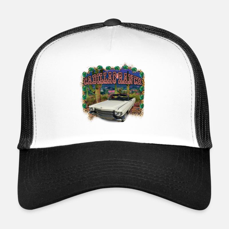 Cadillac Ranch - Trucker Cap - Weiß/Schwarz