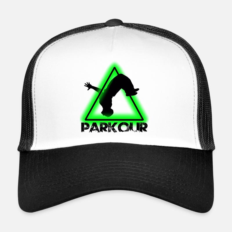 Parkour - Trucker Cap - Weiß/Schwarz