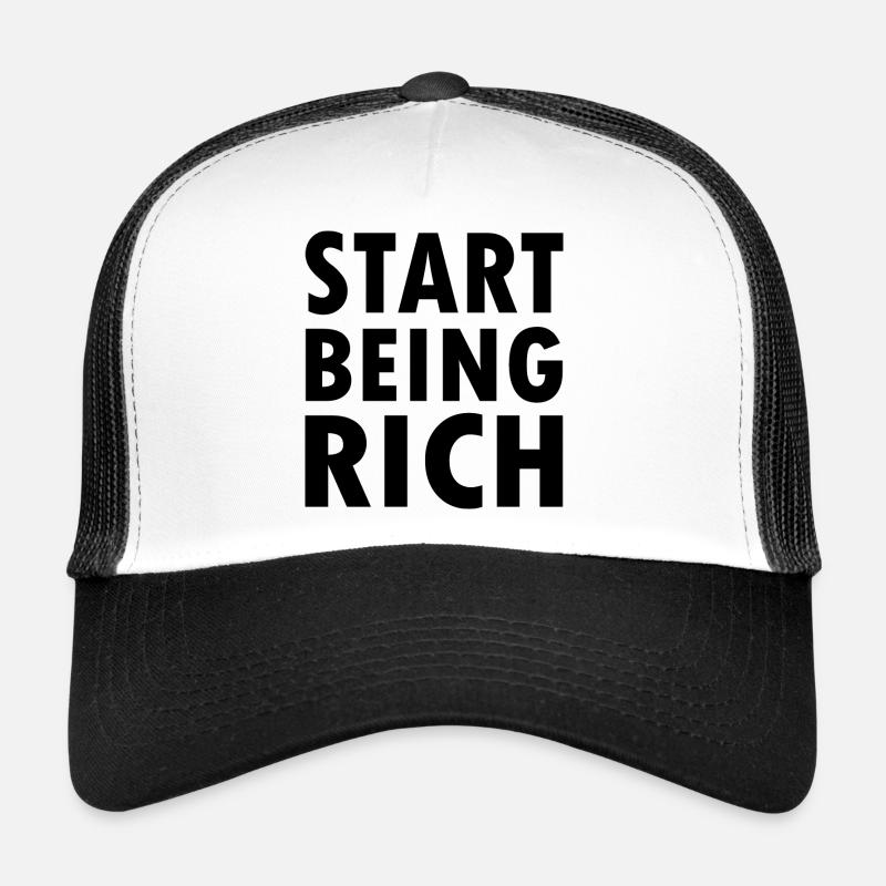 Start being rich Casquette trucker 