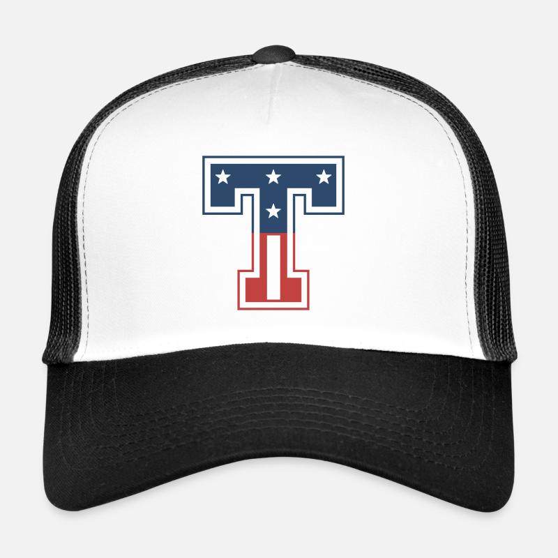 Buchstabe T USA Trucker Cap