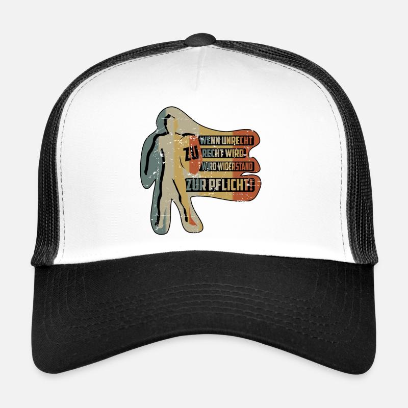 WHEN INJUSTICE BECOMES RIGHT Trucker Cap