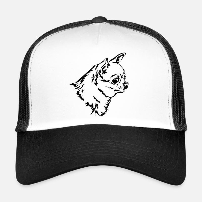 Tête de Chihuahua Casquette trucker 