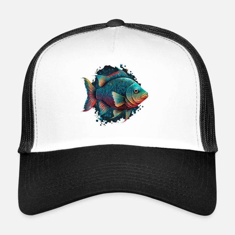 Poisson arc-en-ciel Casquette trucker 