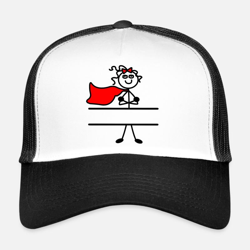 Héroïne les bras croisés Casquette trucker 