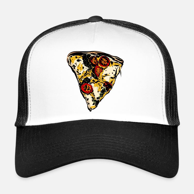 Pizza Margarita Pizza Baker Pizza Slice Trucker Cap