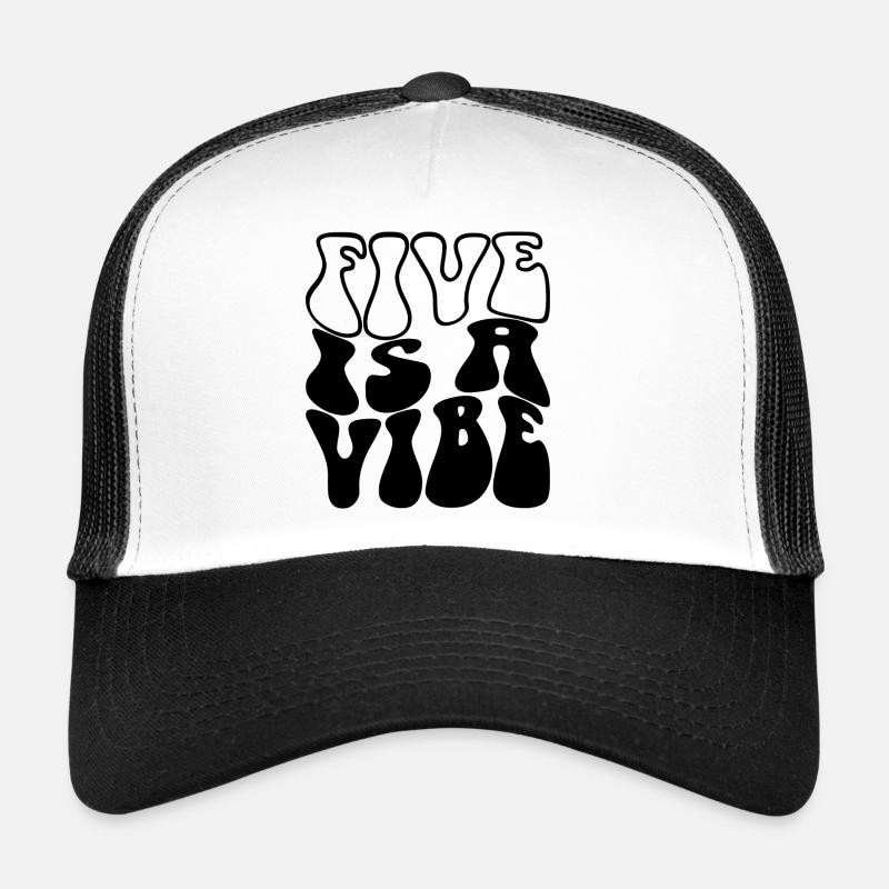 Five Is A Vibe, 5 ans, enfants de 5e anniversaire Casquette trucker 